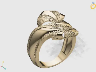 Women Plain Ring STL Models Womens Ring 3dmodels 3D print model 3D print model 20