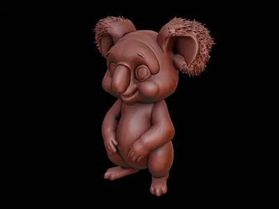 Koala Animal Sculpture 3D print model purchase