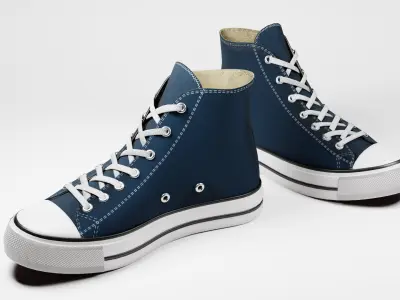 Sneakers Low-poly 3D model purchase