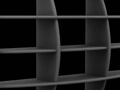 Geometrical Furniture Design  Low-poly 3D model purchase