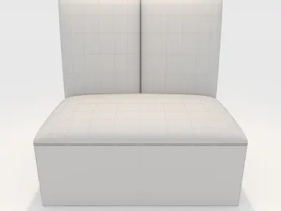 Sofa Cafe 4 3D model