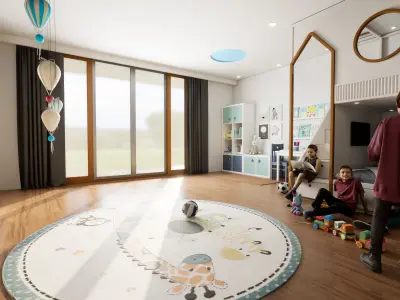 Kids Room Unreal Engine 3D model