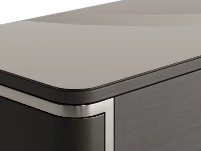 Fendi Mercury Charcoal Fiddleback Sycamore 3D model