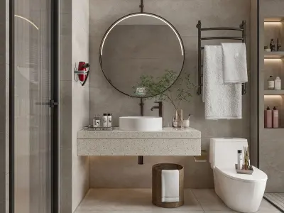 Bathroom 52 3D model