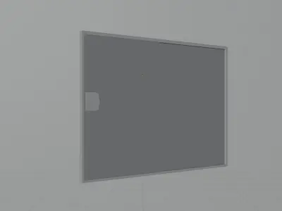 Glass Window Free low-poly 3D model