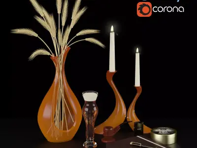 Decorative Set 3D model