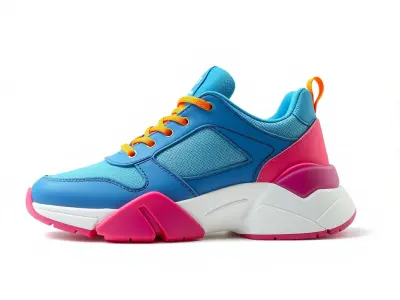 Colorful Sneaker Model Pack Low-poly 3D model