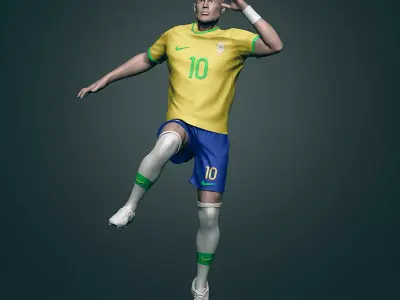 Neymar JR 3D Printable 7 3D print model