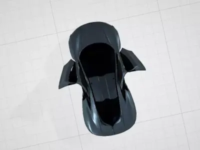 rase  car open door 3D print model