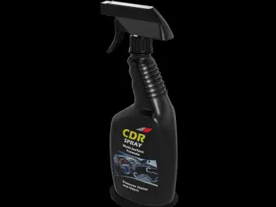 Car cleaning Interior Cleaner Spray Low-poly 3D model