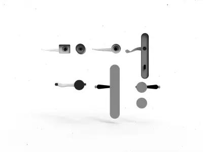 door handle 4 3D model