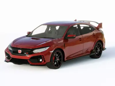 Honda Civic Type R 2018 3D model