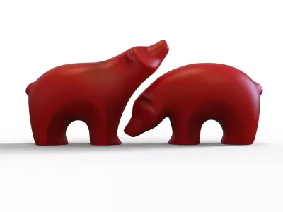 bear decor 3D model
