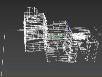 Squad house model 3D model