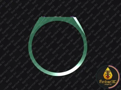 Valiant Defender National Police of Colombia Commemorative Ring 3D print model