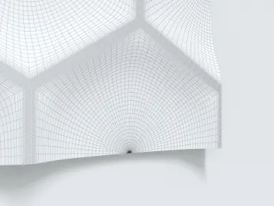 Decorative seamless Wall Panel 3D print model