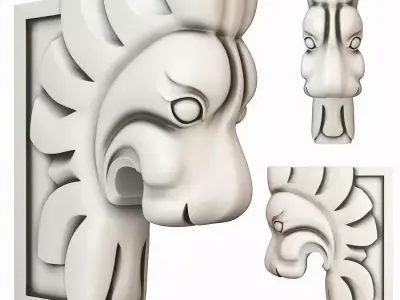 Lion cnc 3D print model