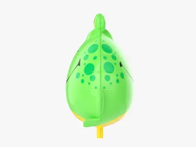 Frog decoration foil balloon 12 3D model