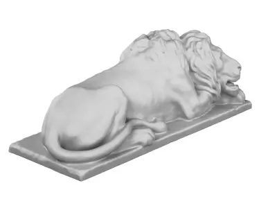 Lion from Lviv 3D print model