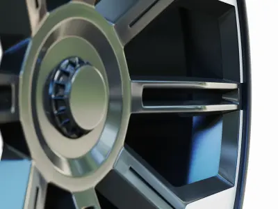 Polestar O2  wheel  3D model