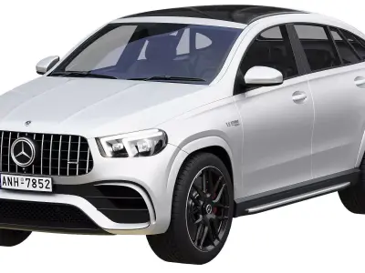 Mercedes Benz AMG GLE 63 Coupe 2021 3D model