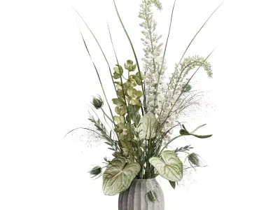 Flower In Vase 127 3D model