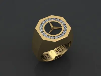 Men Ring 3D print model
