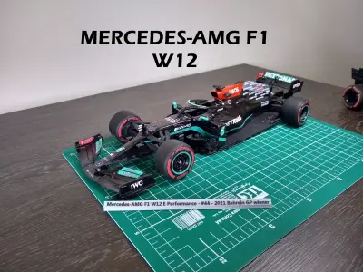 3D PRINTABLE MERCEDES 2021 F1 CAR 3D print model