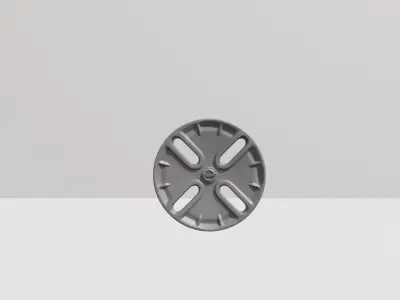 Nissan Cube Hub Cap low poly Low-poly 3D model