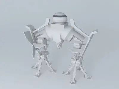 Robot Dorag Free 3D model