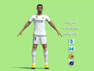 T-Pose Brahim Real Madrid 23-24 3D model