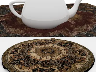 Rugs No 594 Low-poly 3D model