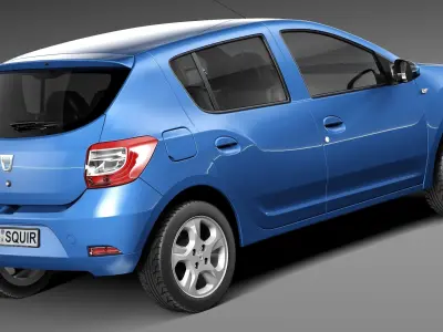 Dacia Sandero 2013 3D model