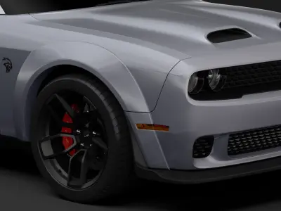 Dodge Challenger SRT Hellcat Redeye Widebody LC 2020 3D model