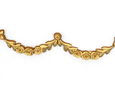 Classic decor ornament 35  3D print model