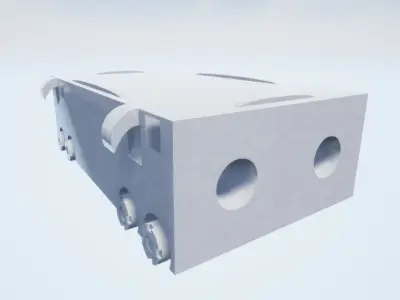 Automated Guided Vehicle 4K GRAPHICS 3D model