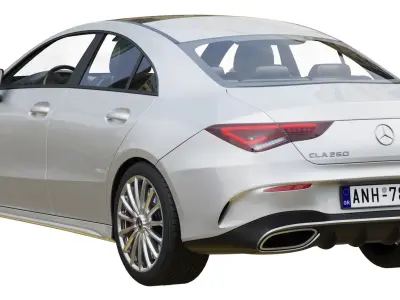 Mercedes-Benz CLA Coupe 250 2020 3D model