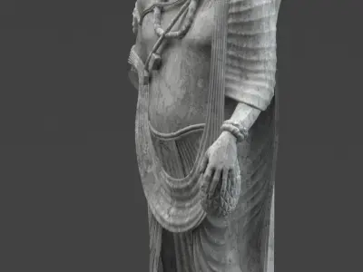 Statue ancient 1 3D model