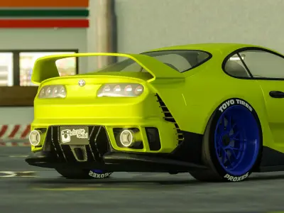 Supra MKIV Custom Bodykit 3D model