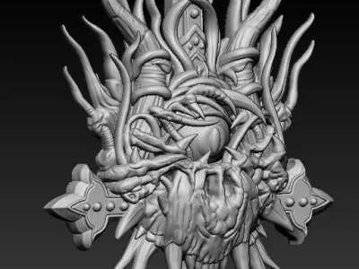 Cross Devil  3D print model
