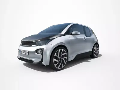 Generic City Car Low-poly 3D model