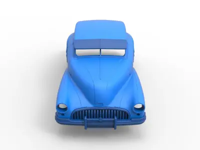 Shell Buick Special Sedan 1947 Scale 1 to 24 3D print model