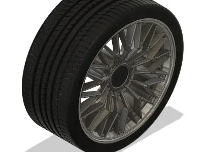  JrMania Rolling Ys plus Tires 3D print model