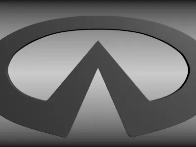 Infinti logo 3D model