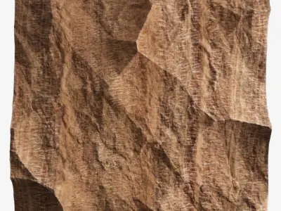 404-RockPanel sandstone wall texture 3D model