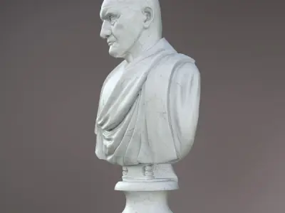 Bust of Roman Empire Consul 3D model