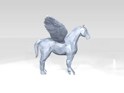 Pegasus Low Poligonal 3D model