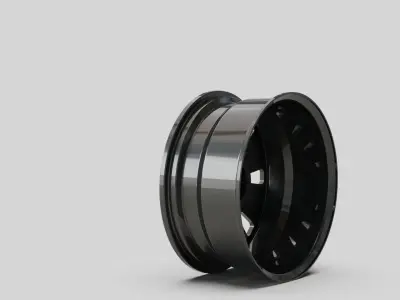 wheel rims car tuning garage  3D model