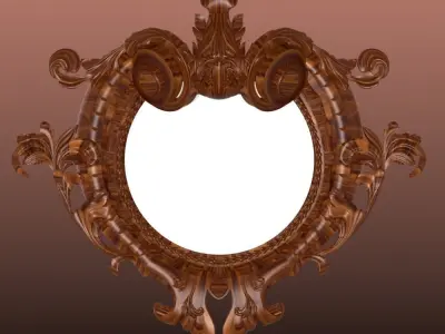 ProArt - Decor frame element 01  3D model