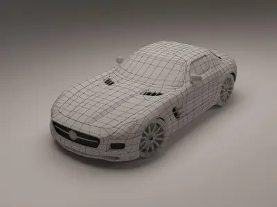 Mercedes Benz SLS  3D model